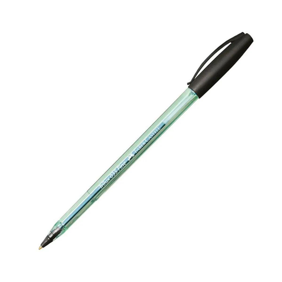 FABER CASTELL - Lapiceros Faber Castell Trilux 035F 2 Azul + 2 Negro Empaque 6 Und