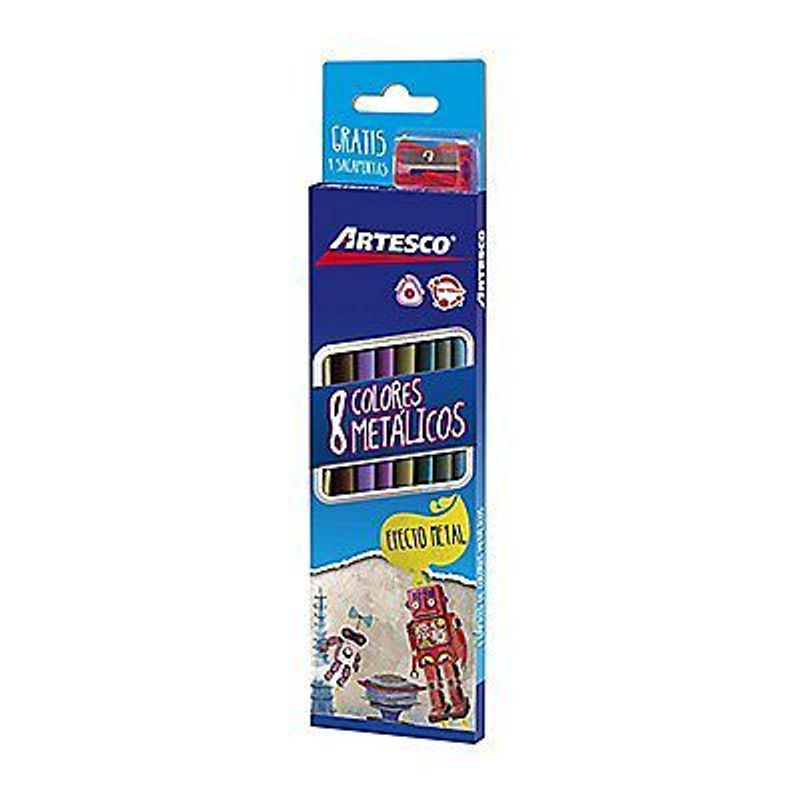 ARTESCO - Colores Triangulares Largos Metalicos