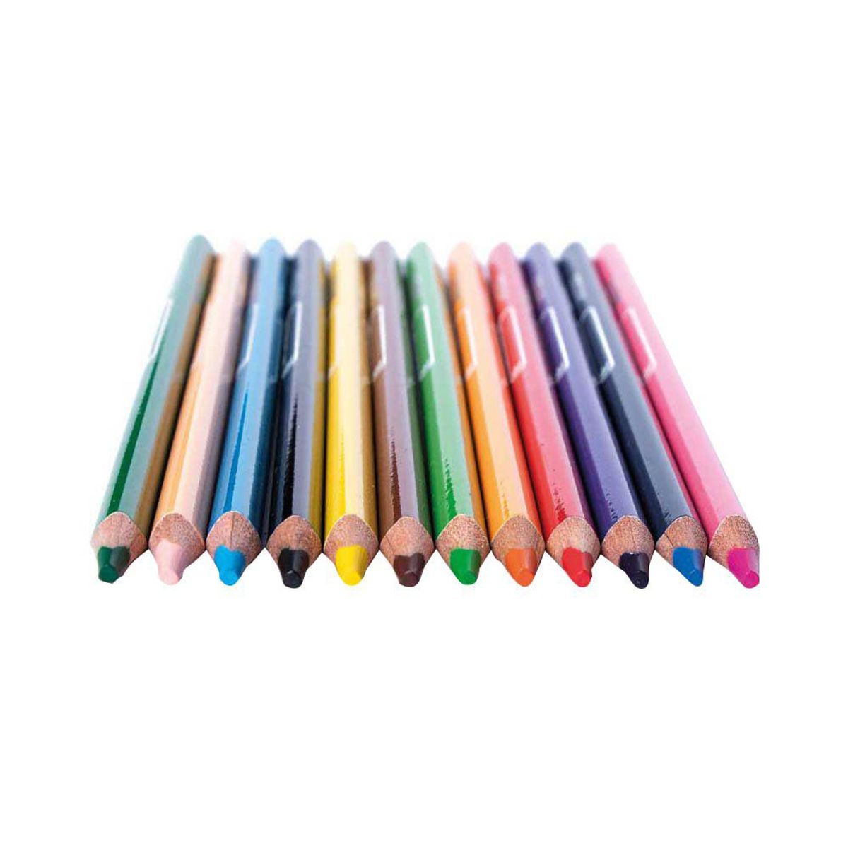 ARTESCO - Colores Artesco Triangulares Empaque 12 Und + Lápiz Grafito