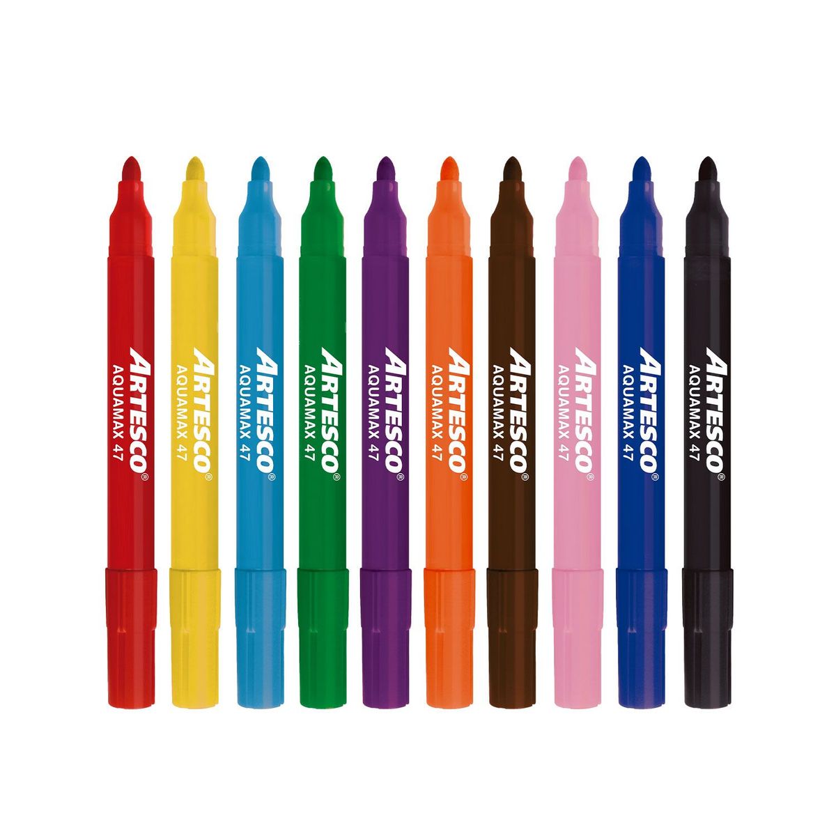 ARTESCO - Plumones Artesco Gruesos Aquamax 47 Empaque 10 Und