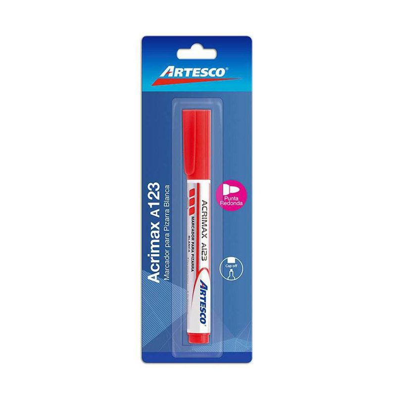 ARTESCO - Marcador Acrimax A123 Rojo