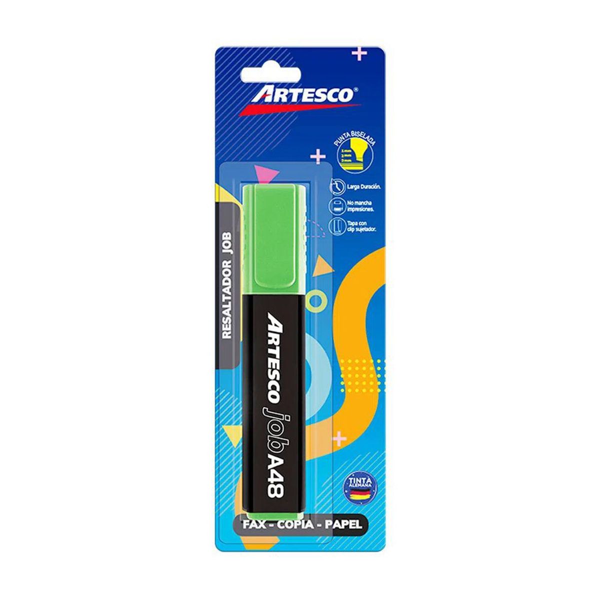 ARTESCO - Resaltador Artesco Job A48 Color Verde