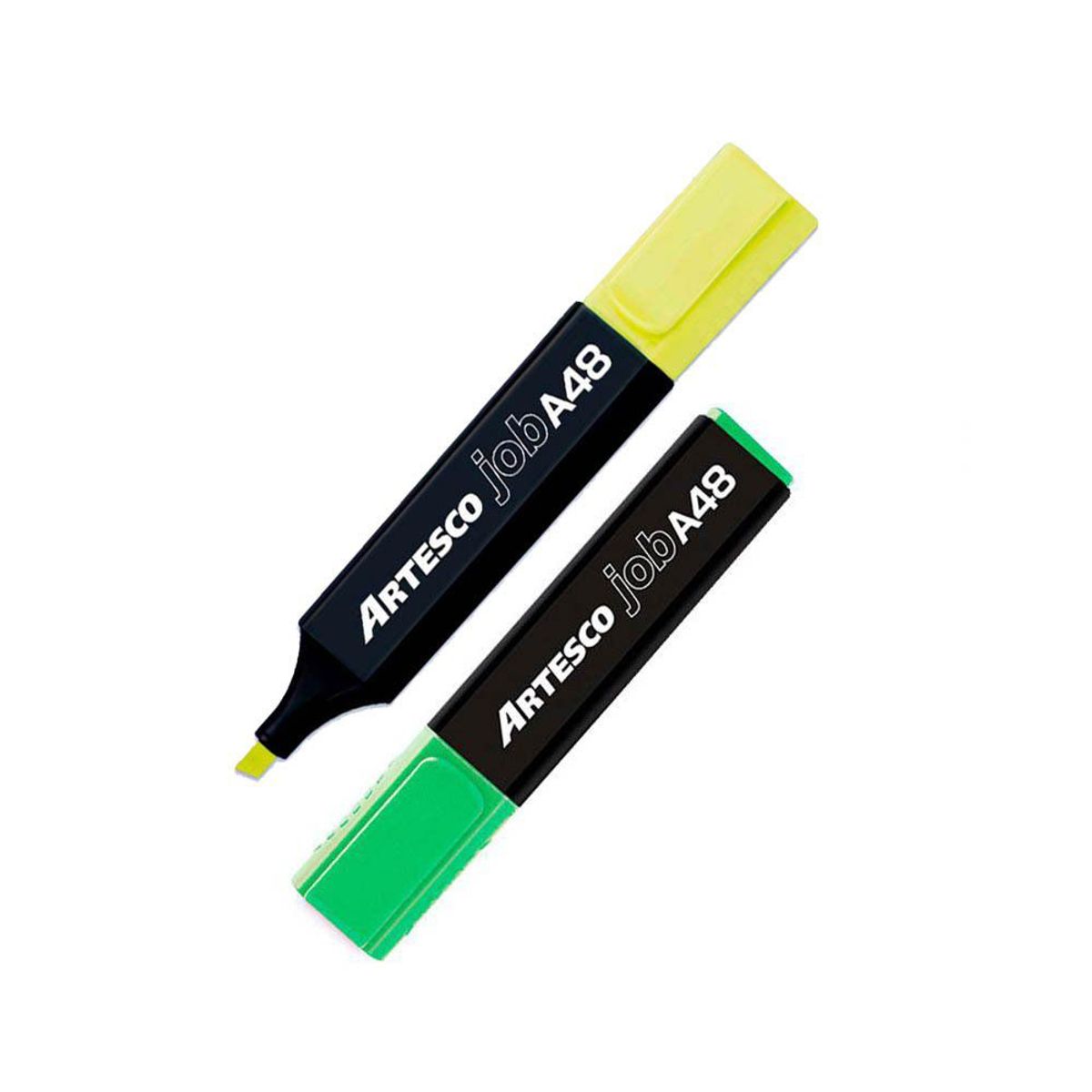 ARTESCO - Resaltadores Artesco Job A48 Amarillo Y Verde Empaque 2 Und