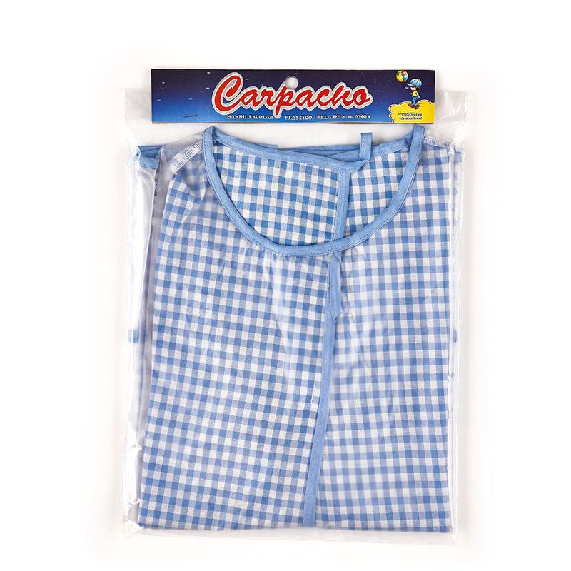 CARPACCIO - Mandil Escolar Plastico Tela 8-10 A