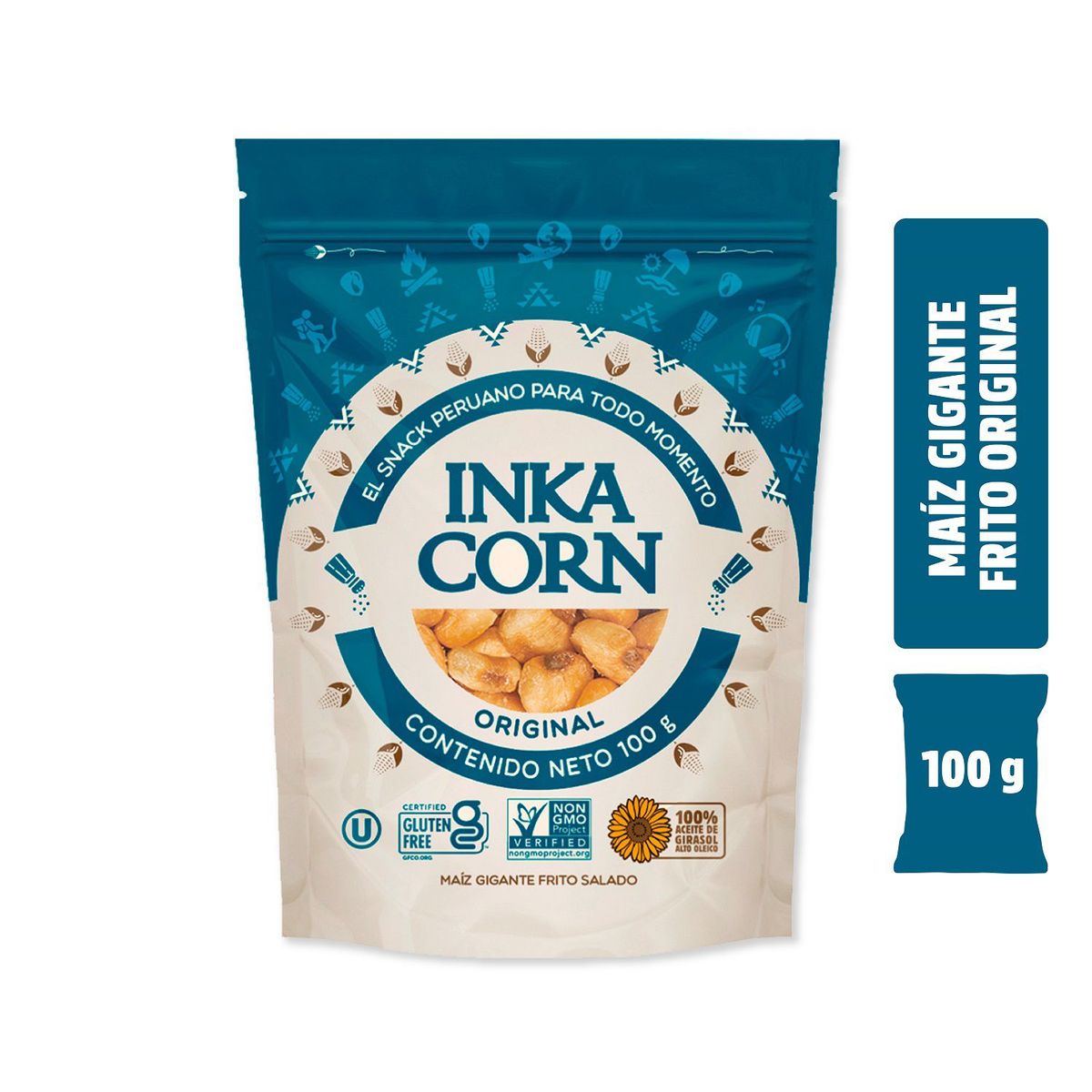 INKA CORN - Maíz Gigante Inka Corn Original Bolsa 100 g