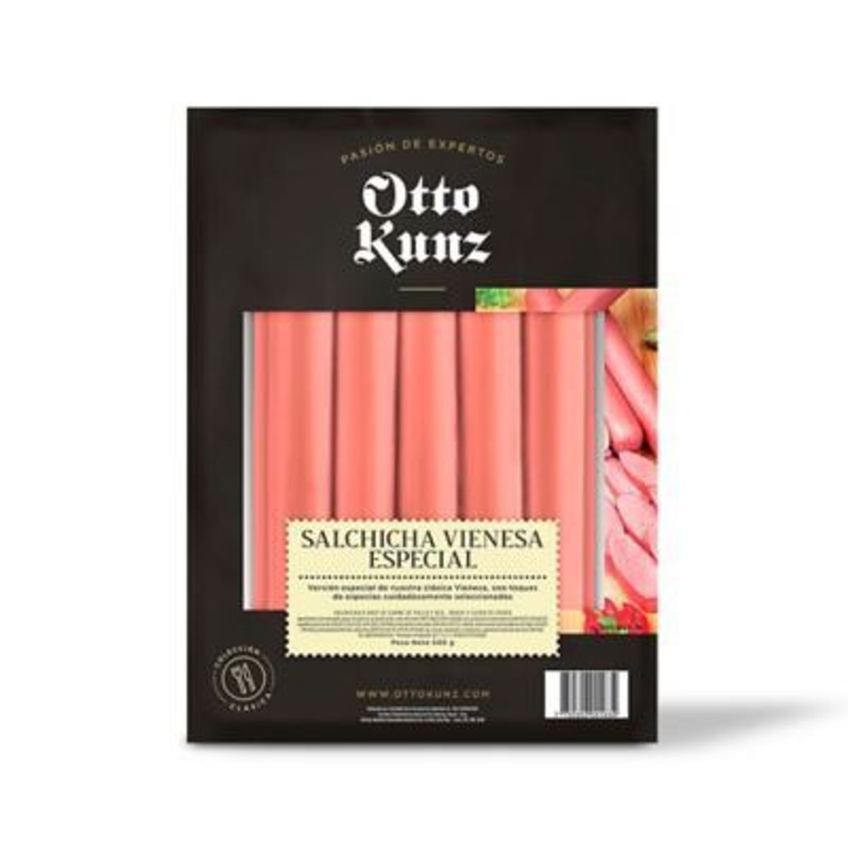 OTTO KUNZ - Salchicha Especial Vienesa Otto Kunz Empaque 500 g