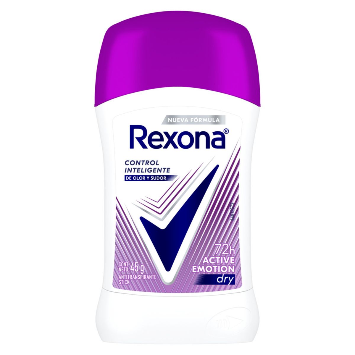 REXONA - Antitranspirante en Barra Rexona Women Active Emotion Envase 50 g