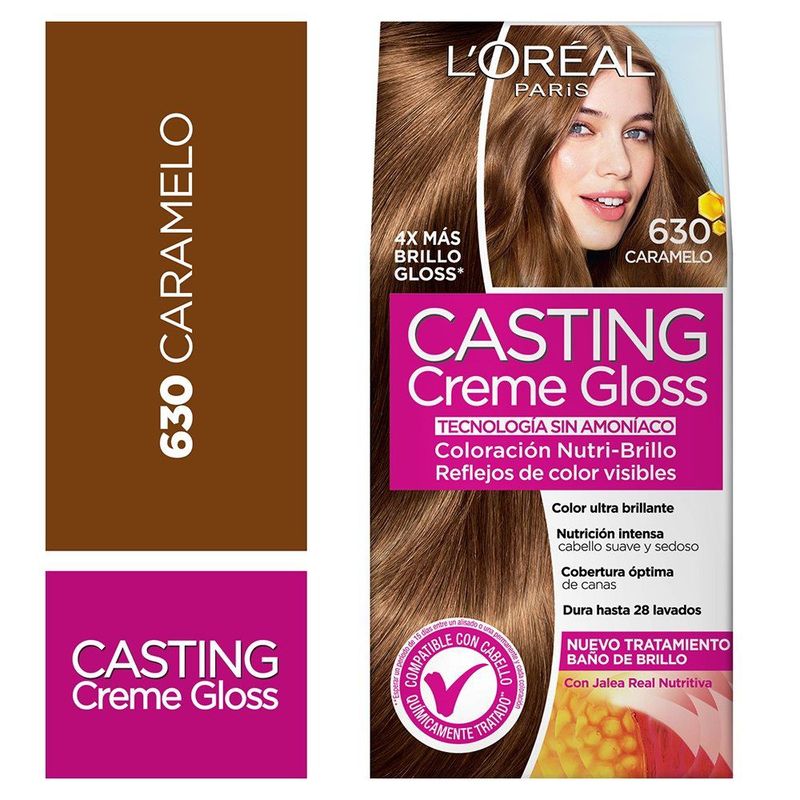 CASTING CREME GLOSS - Kit Tinte Capilar Casting Creme Gloss Tono 630 Caramelo