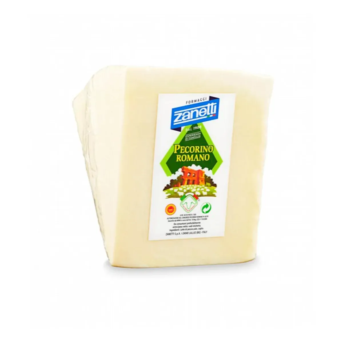 ZANETTI - Queso Pecorino Romano Zanetti x Kg