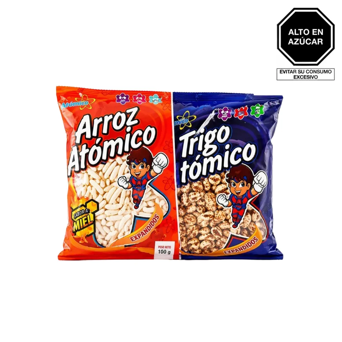 FORTE GOLPE - Trigo Atómico Forte Golpe Surtido Espazial Pack 4 Empaques 25 g