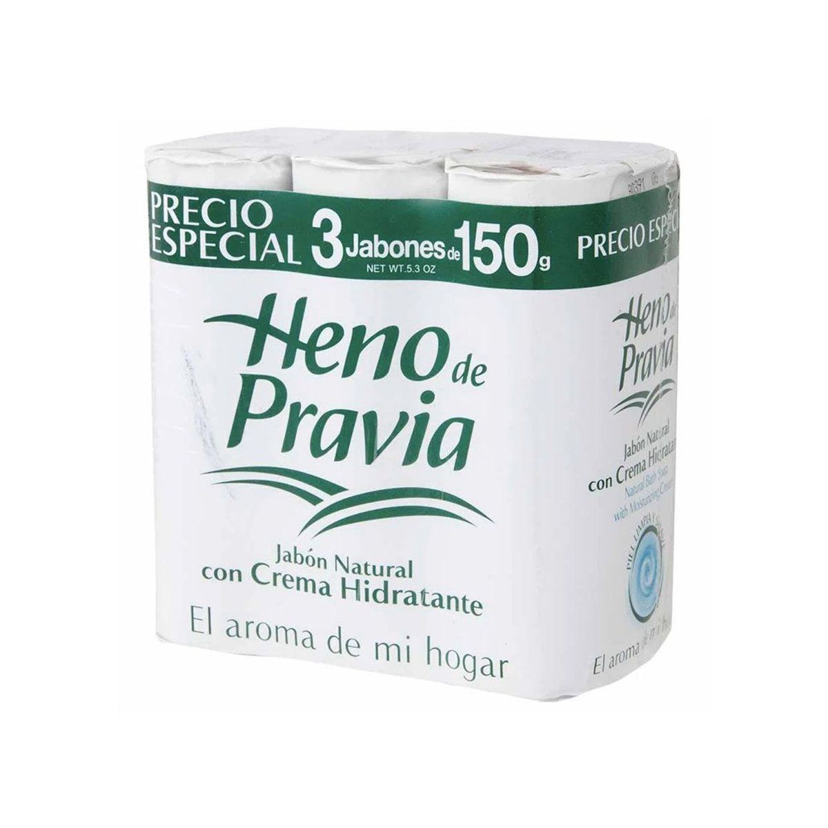 HENO DE PRAVIA - Jabón de Tocador Heno de Pravia Crema Hidratante Empaque 3 Und