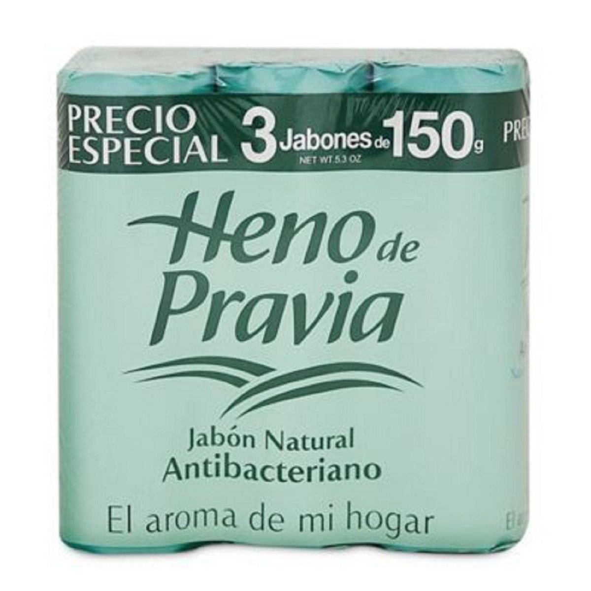HENO DE PRAVIA - Jabón de Tocador Heno de Pravia Antibacterial Empaque 3 Und