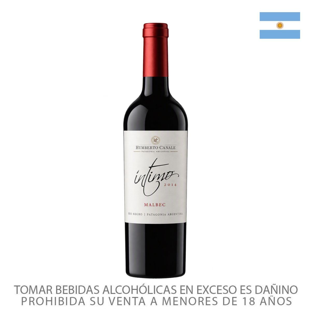HUMBERTO CANALE - Vino Tinto Humberto Canale Malbec Botella 750 mL