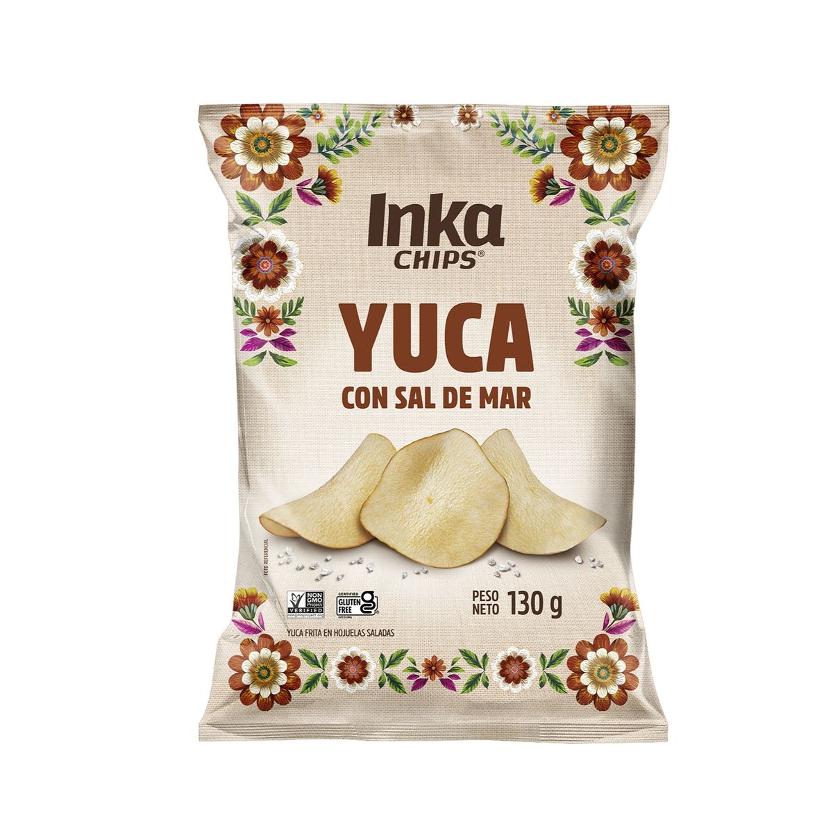 INKA CHIPS - Veggie Chips Yuca Inka Chips Bolsa 130 g