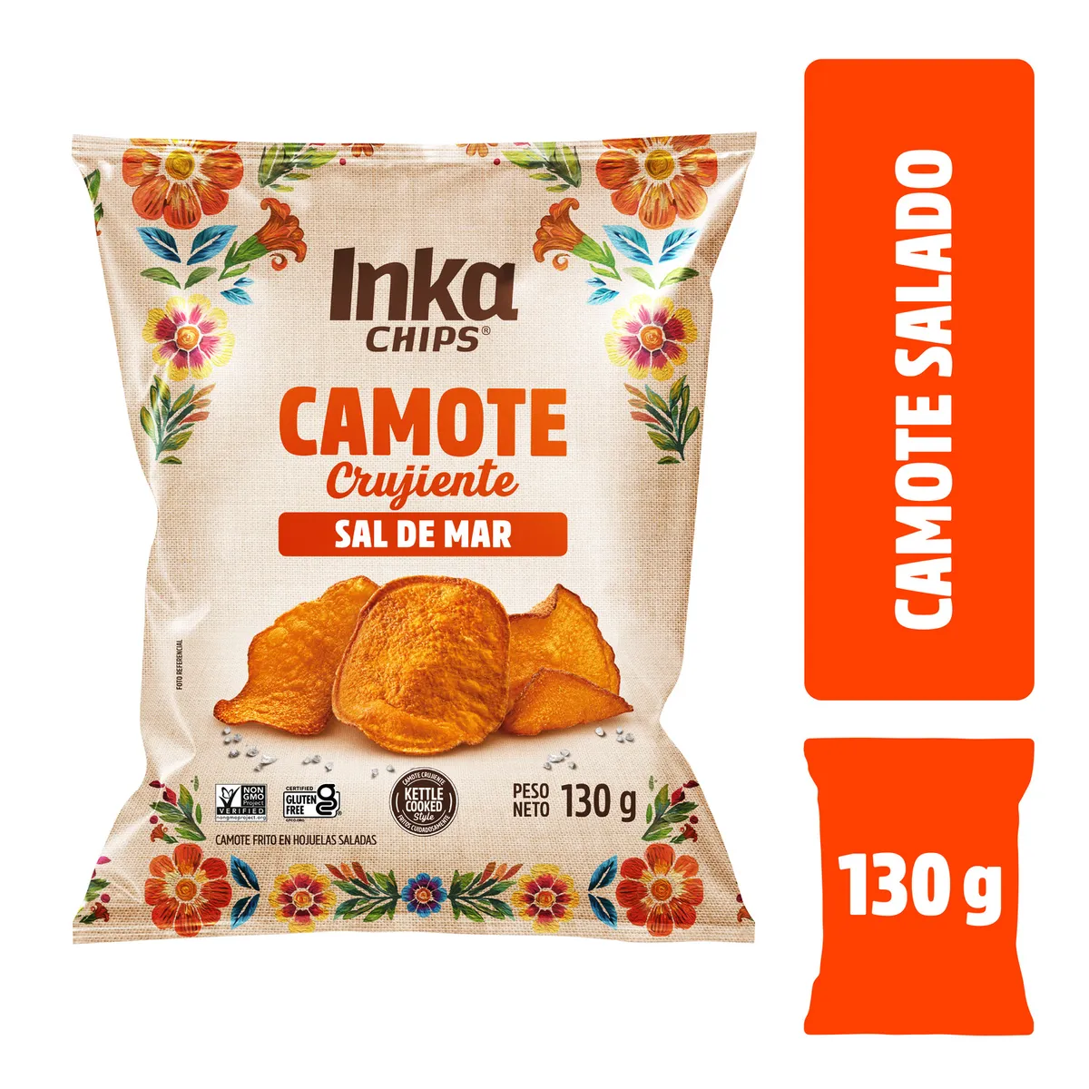 INKA CHIPS - Camote Inka Chips Bolsa 130 g