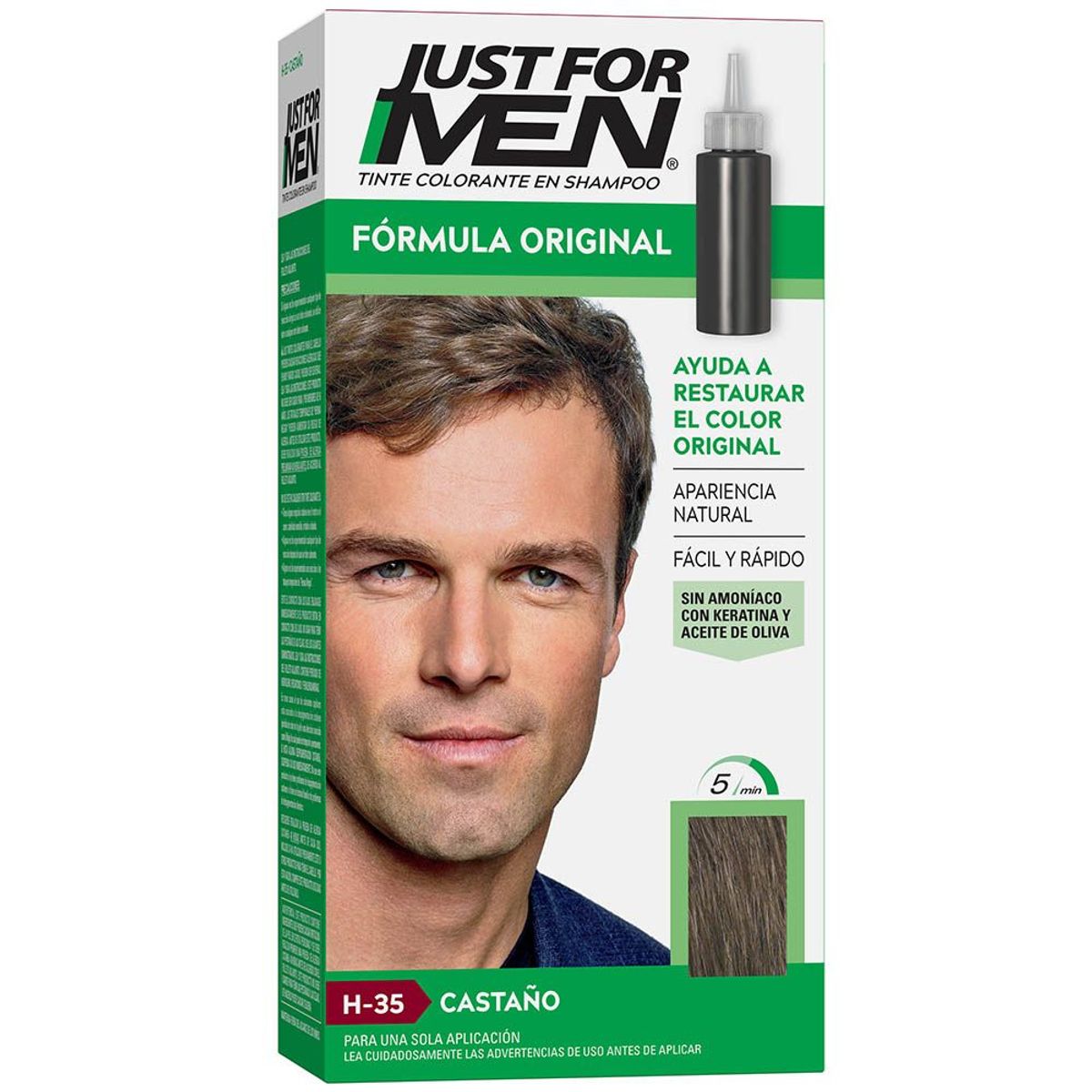 JUST FOR MEN - Tinte Just For Men Original Tono H35 Castaño