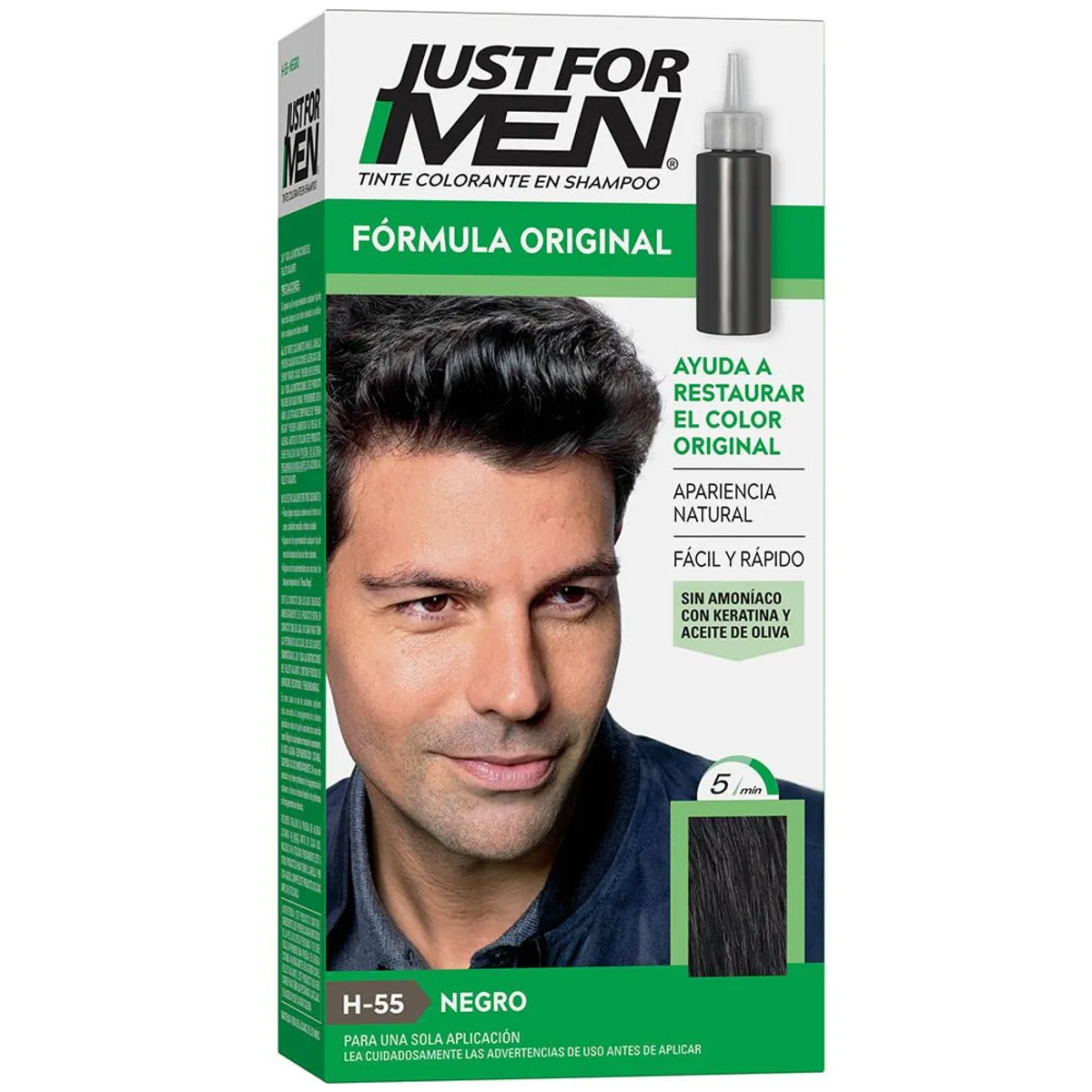JUST FOR MEN - Tinte para Hombre Just for Men Tono Negro H 55