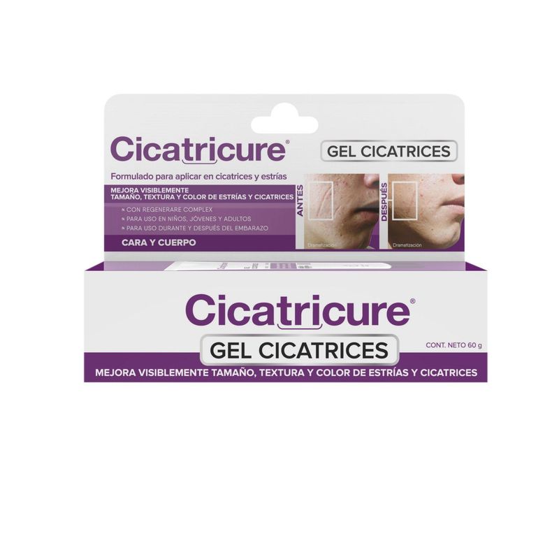 CICATRICURE - Cicatricure Gel Desvanecedor de Cicatrices y Estrías 60 g