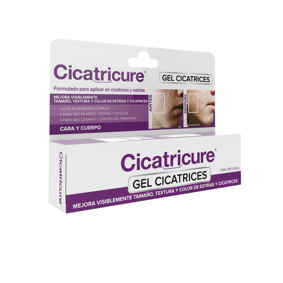 CICATRICURE - Gel para Cicatrices y Estrías Cicatricure Envase 60 g