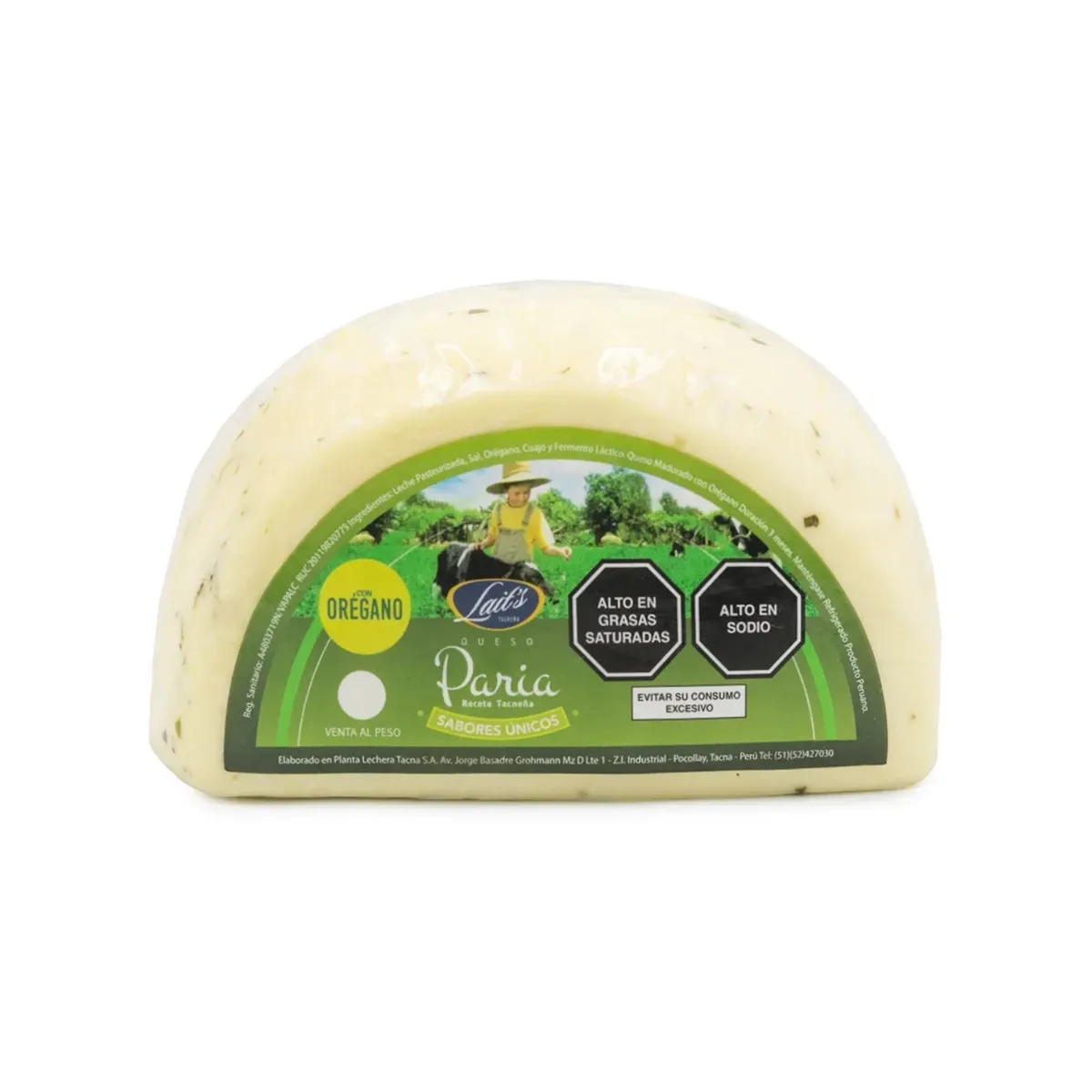  - Queso Paria con Orégano Laits x Kg