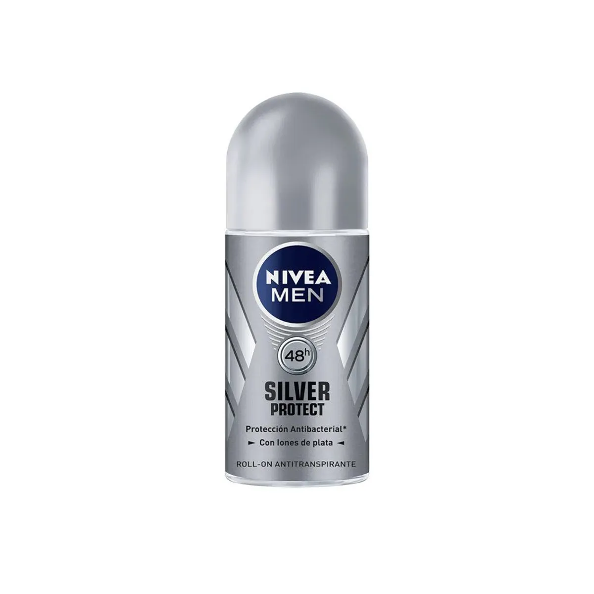 NIVEA - Antitranspirante Roll On Nivea Men Silver Protect Envase 50 mL