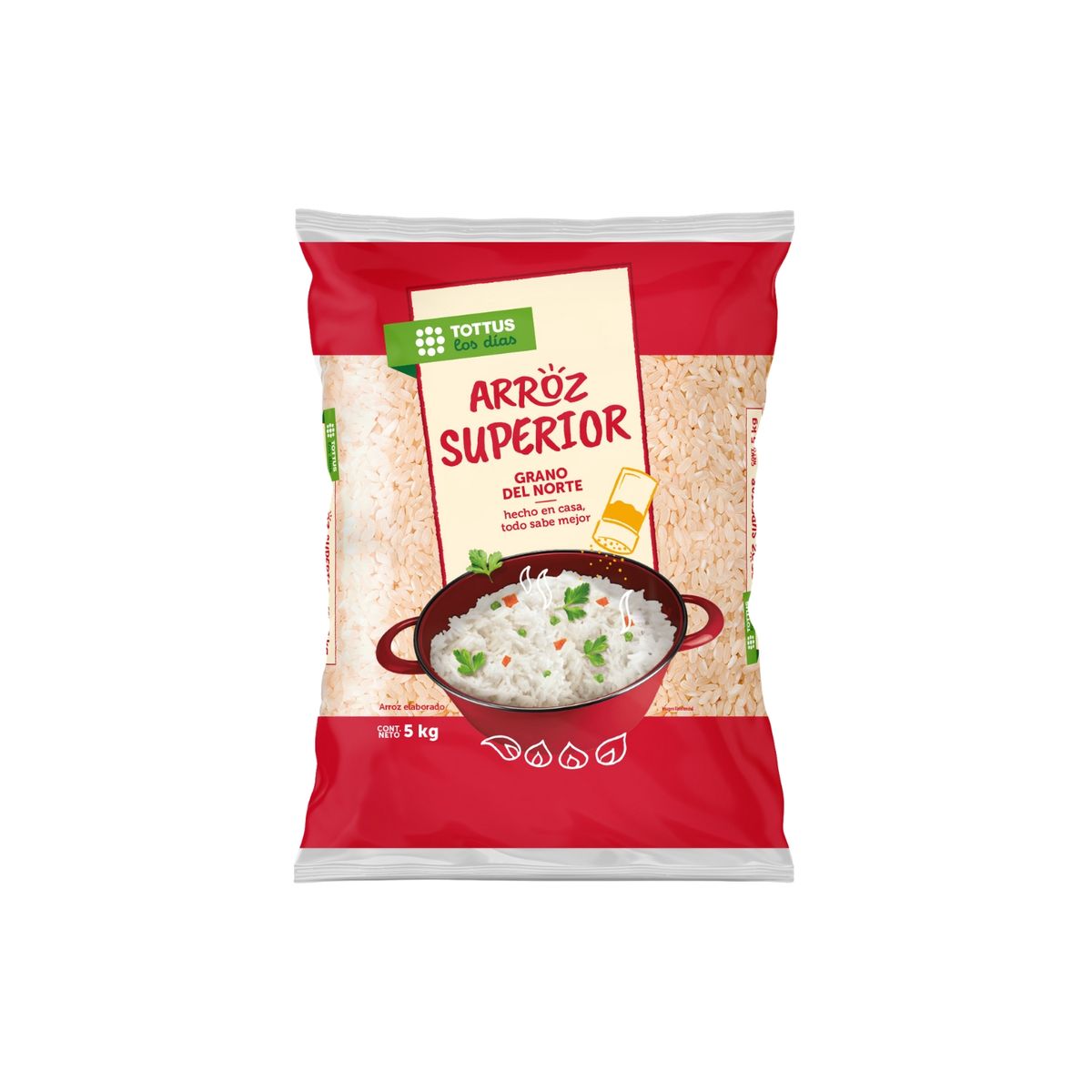 TOTTUS - Arroz Superior Tottus Bolsa 5 Kg