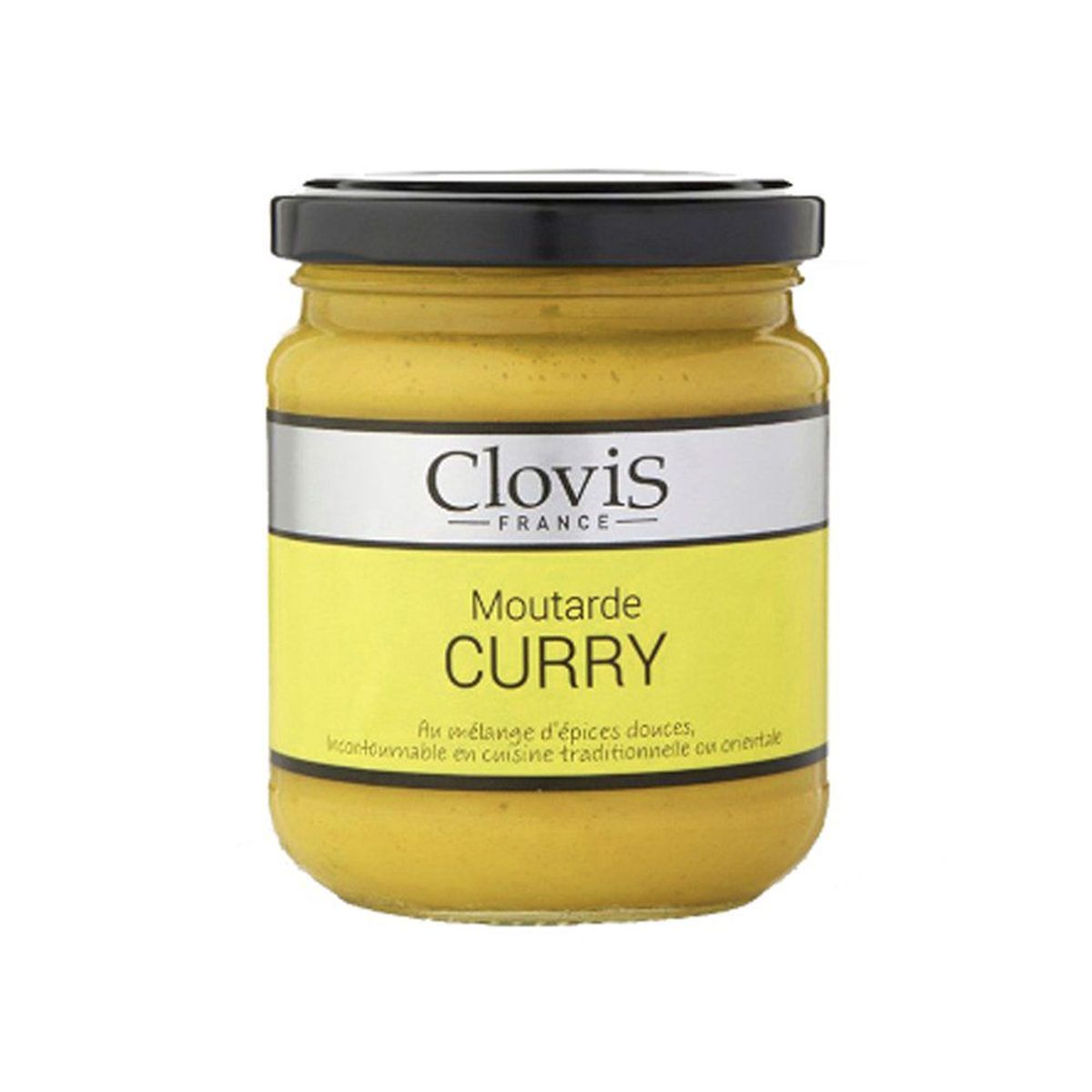 CLOVIS - Mostaza al Curry con Vinagre Clovis Envase 200 g