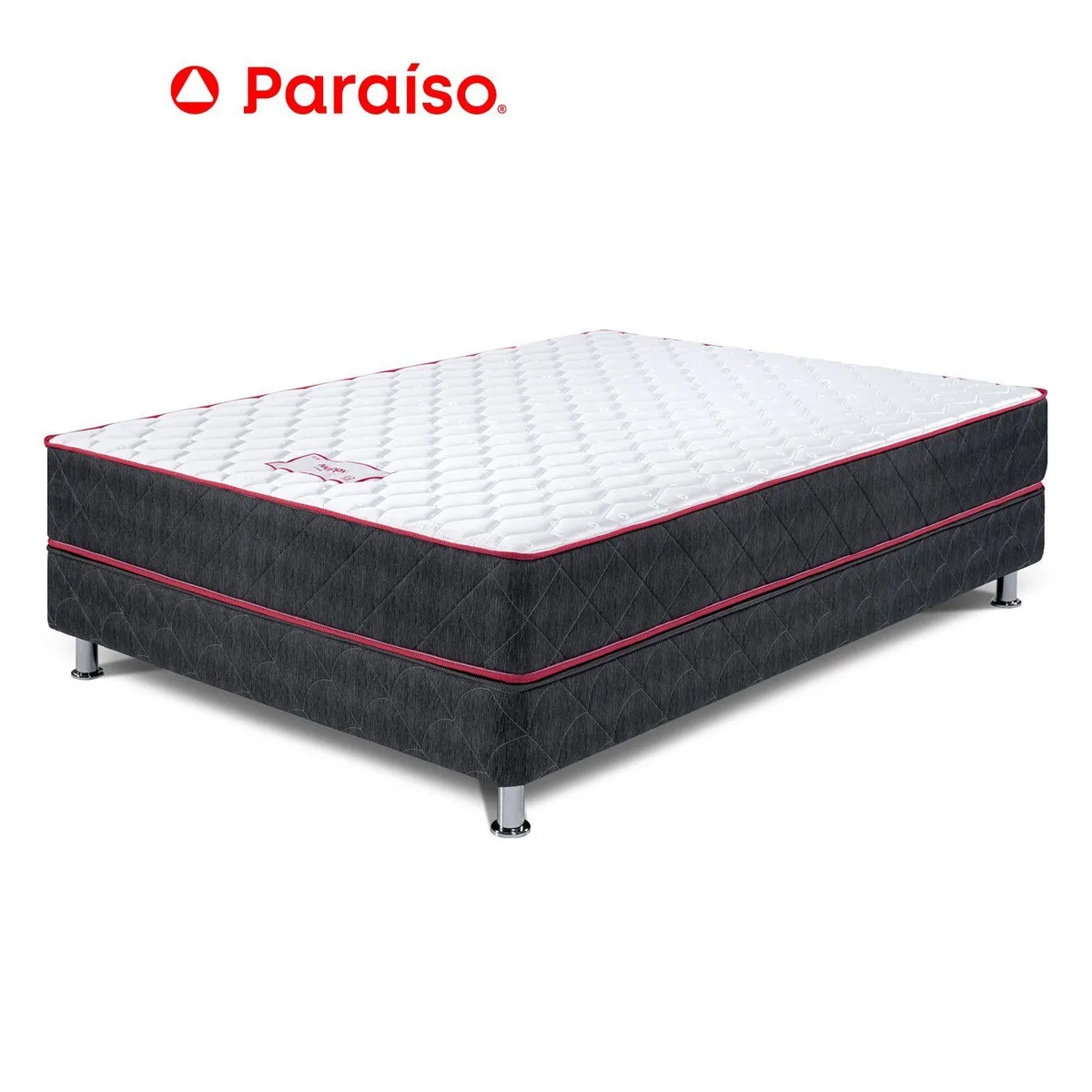 PARAISO - Cama Nappy 1.5 Plz + 01 Alm + Prot