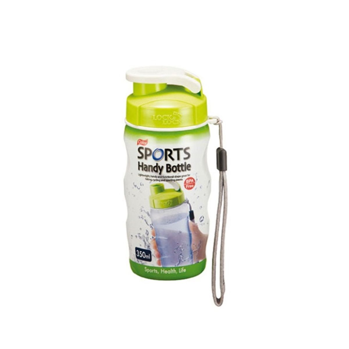 LOCKN LOCK - Botella Deportiva Pp Color Sport Verde 350 ml