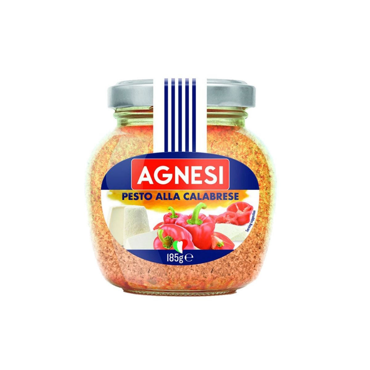 AGNESI - Salsa Pesto a la Calabrese Agnesi Envase 185 g