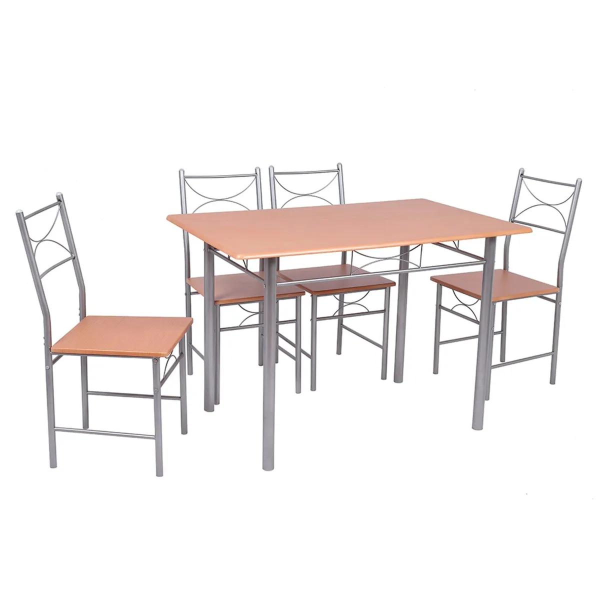 CASA JOVEN - Juego de comedor rectangular 4 Sillas