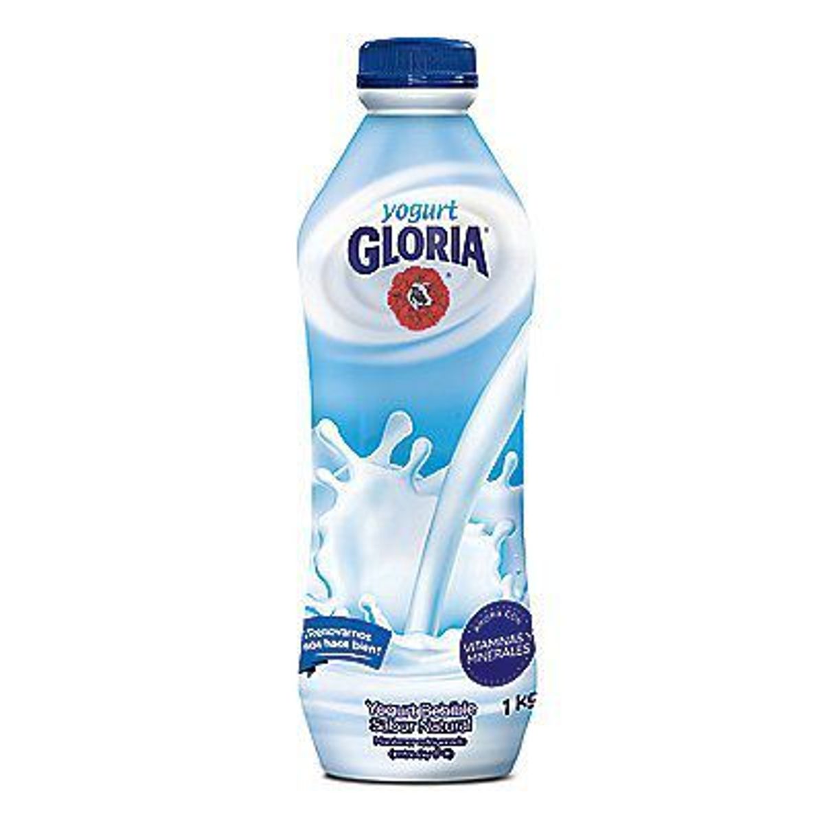 GLORIA - Yogurt Gloria Natural Botella 1 Kg