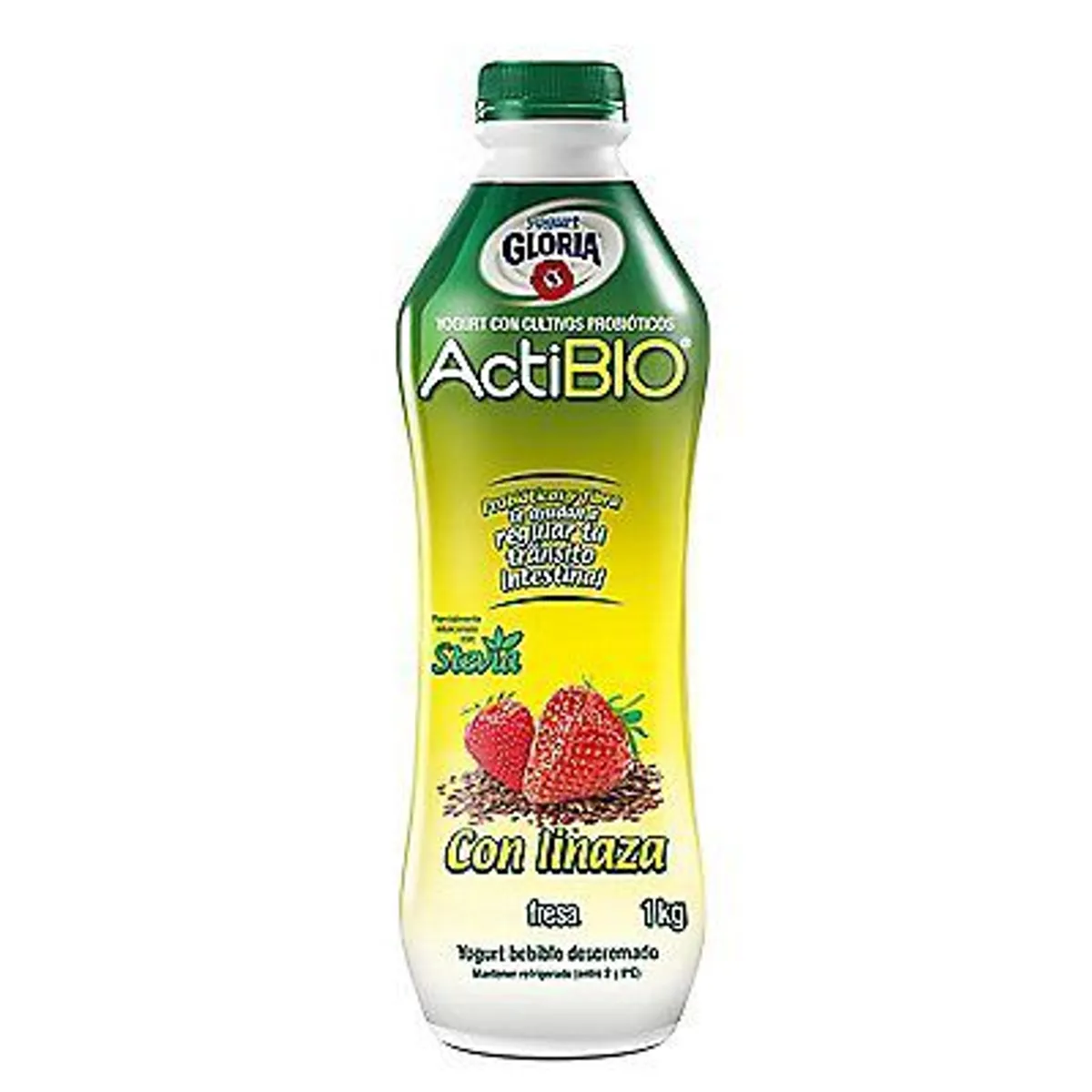 GLORIA - Yogurt Gloria Actibio Fresa Botella 1 Kg