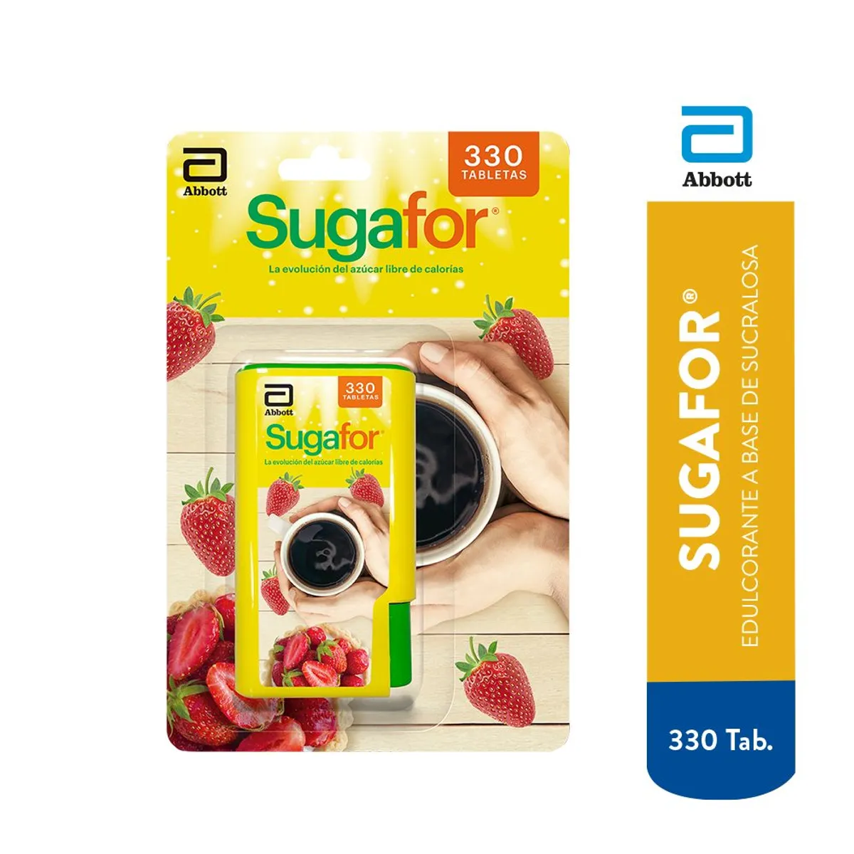 SUGAFOR - Endulzante Sugafor 330 Tabletas