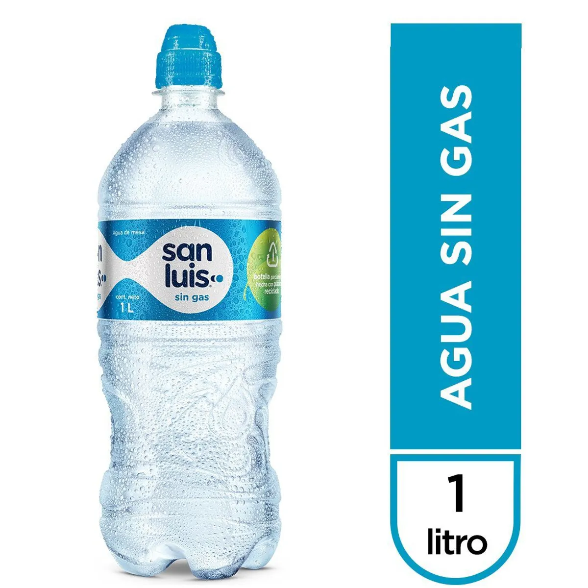 SAN LUIS - Agua San Luis Sin Gas Botella 1 L