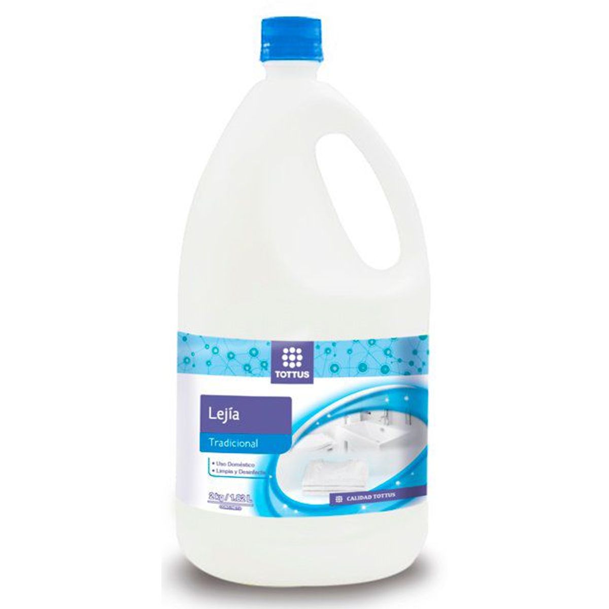 TOTTUS - Lejía Tradicional Tottus Botella 2 Kg