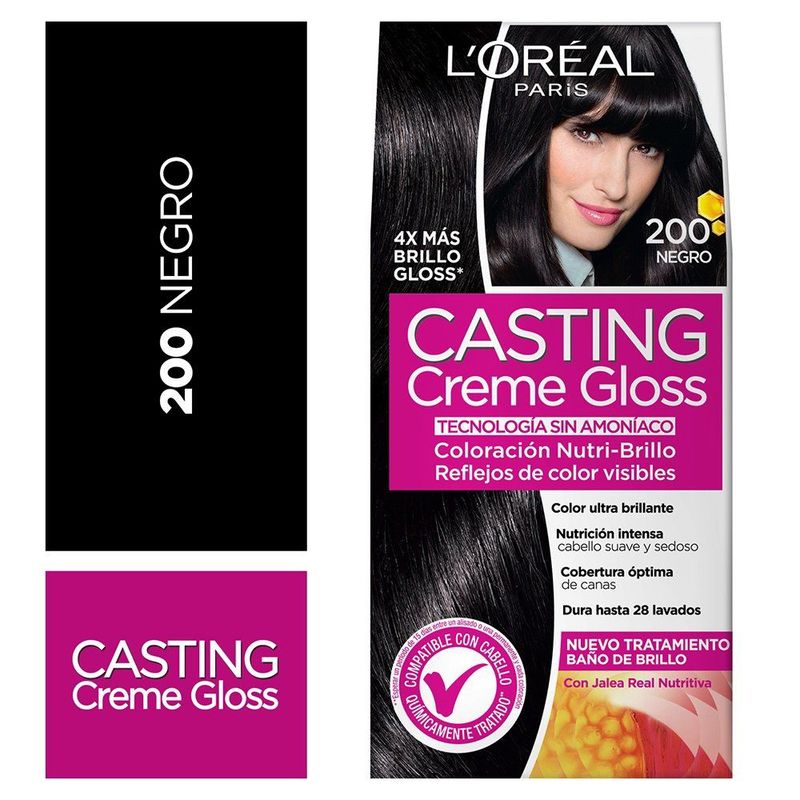 CASTING CREME GLOSS - Kit Tinte Capilar Casting Creme Gloss Tono 200 Negro