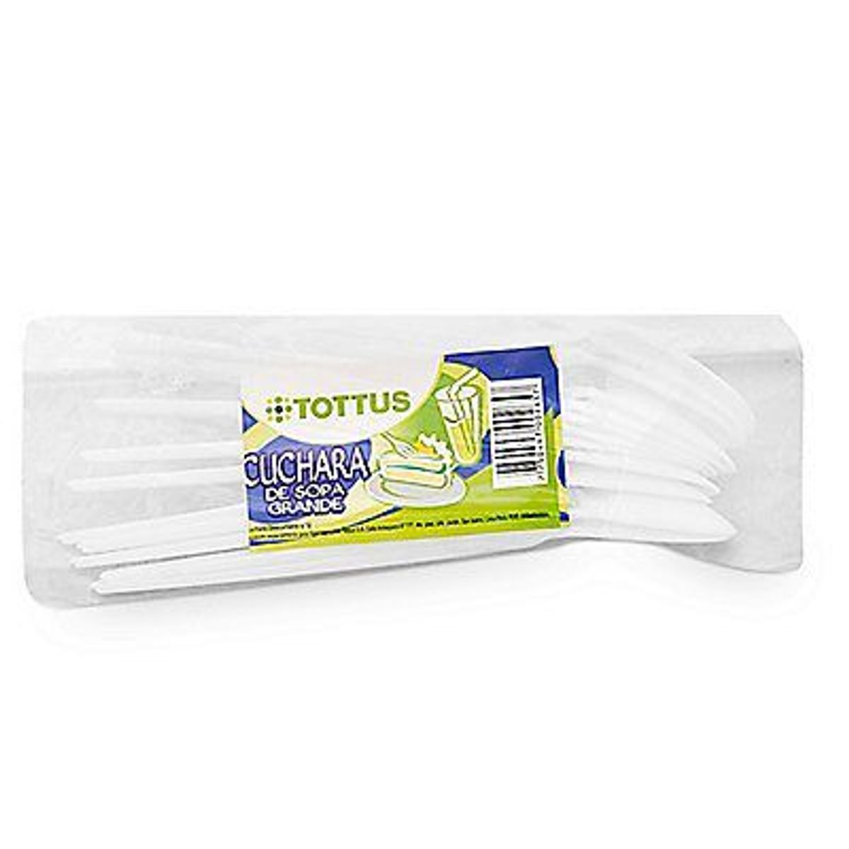 TOTTUS - Cucharas Grandes para Sopa Tottus Empaque 12 Und