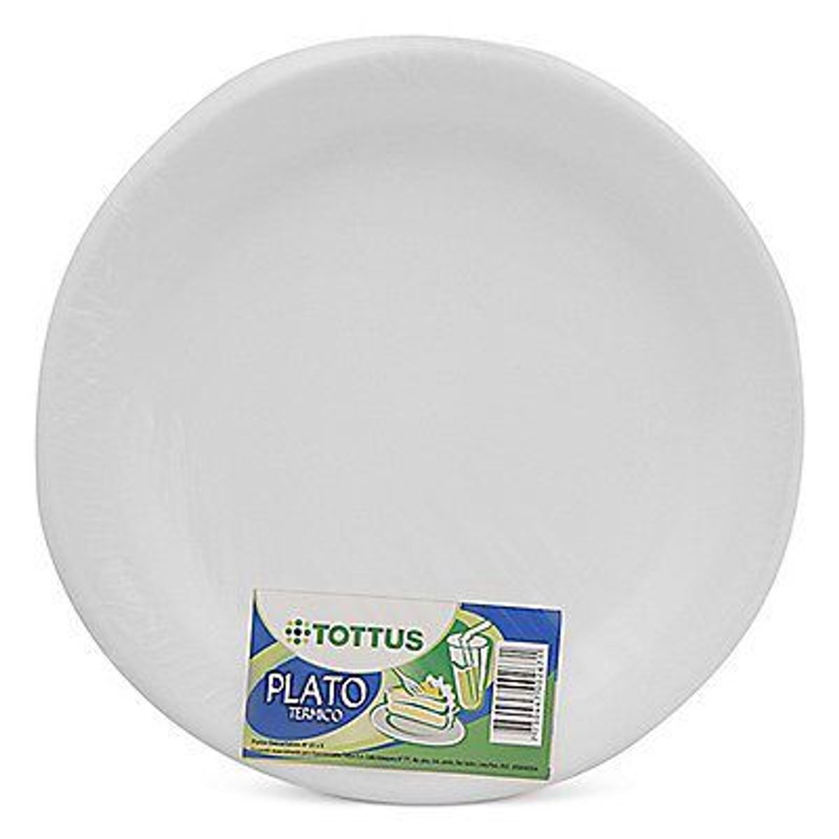 TOTTUS - Platos Térmicos Tottus N° 22 Empaque 6 Und