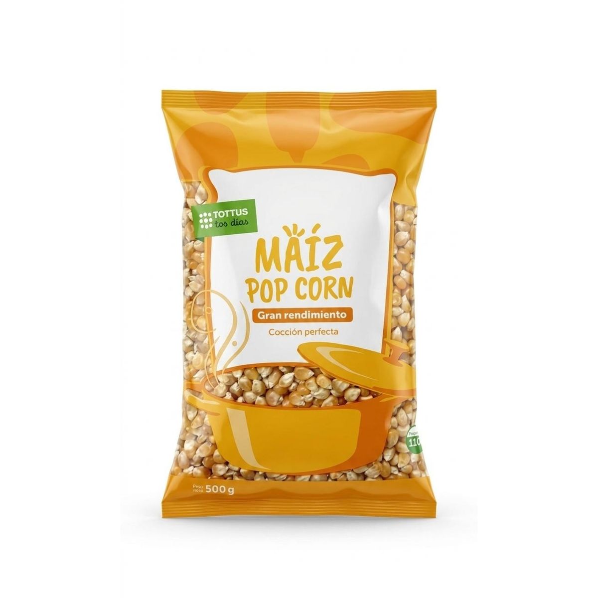TOTTUS - Maíz Pop Corn Tottus Menestra Bolsa 500 g