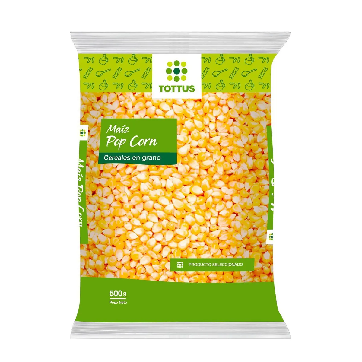 TOTTUS - Maíz Pop Corn Tottus Menestra Bolsa 500 g