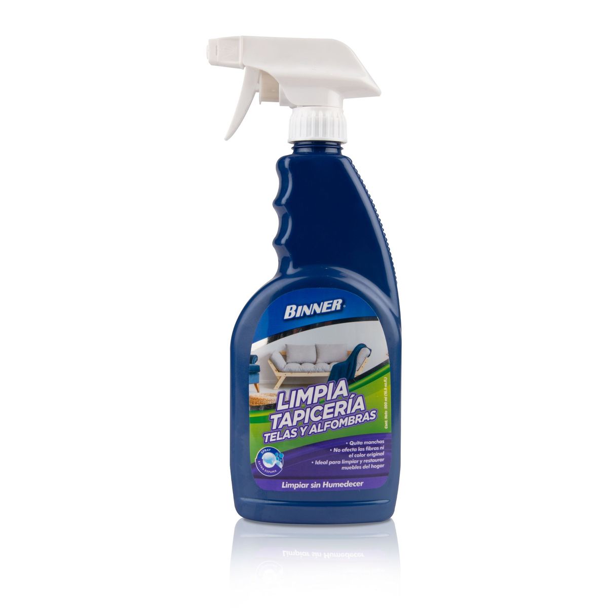 BINNER - Limpiador Binner Telas y Alfombras Envase 500 mL
