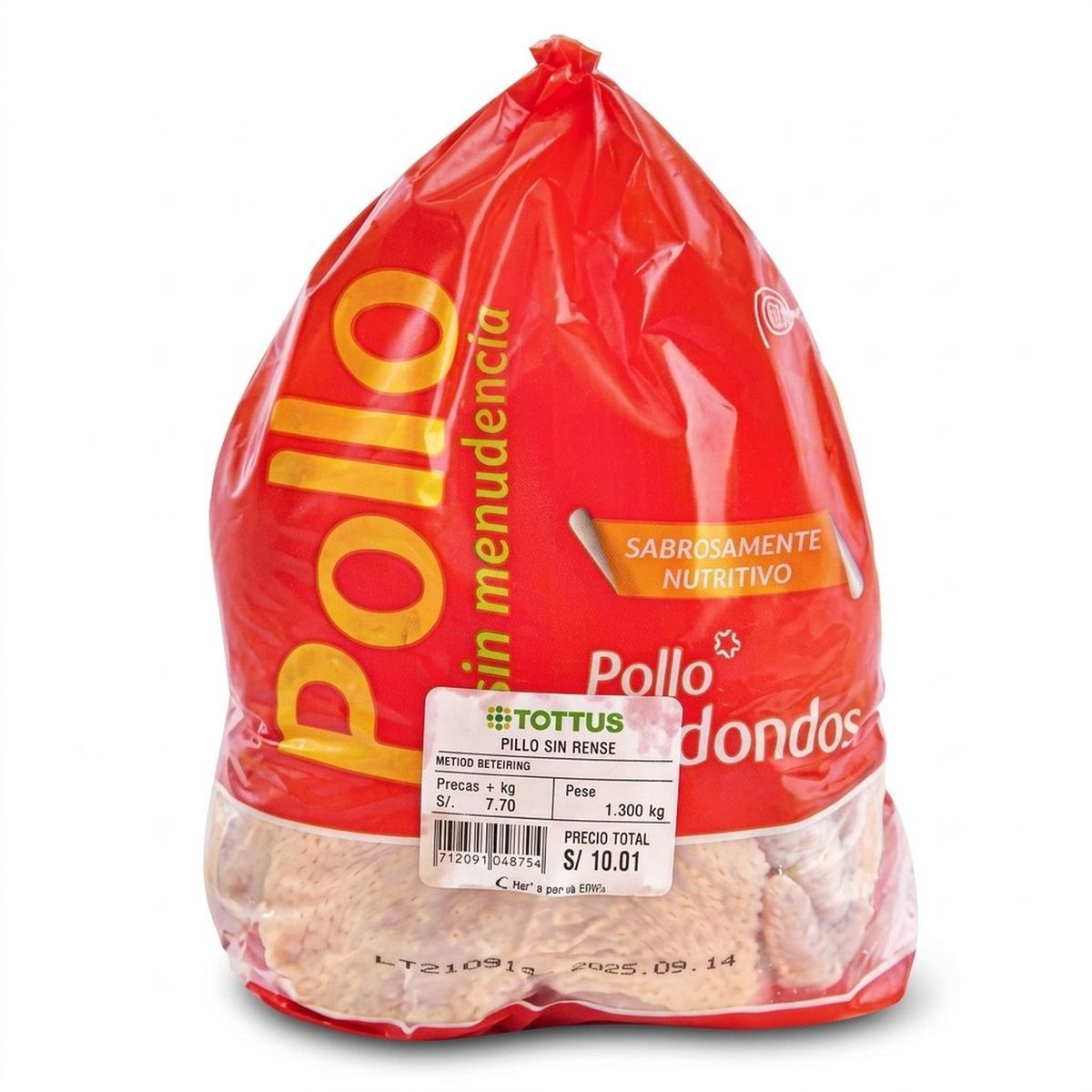 REDONDOS - Pollo Entero Sin Menudencia Redondos