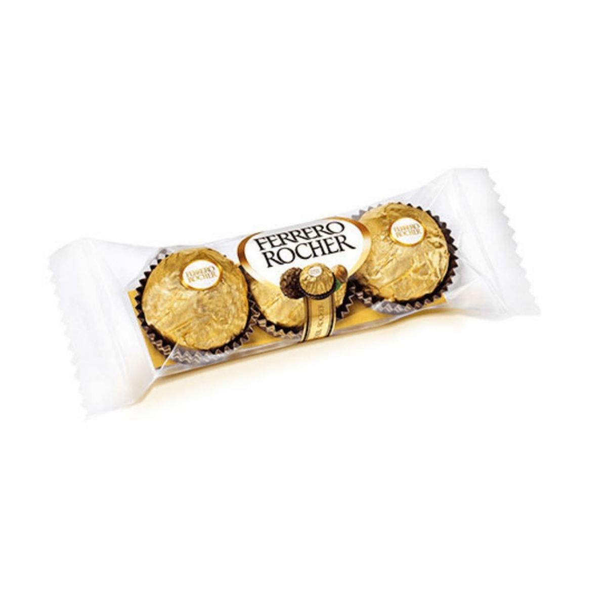 FERRERO ROCHER - Bombones de Chocolate Ferrero Rocher Empaque 3 Und