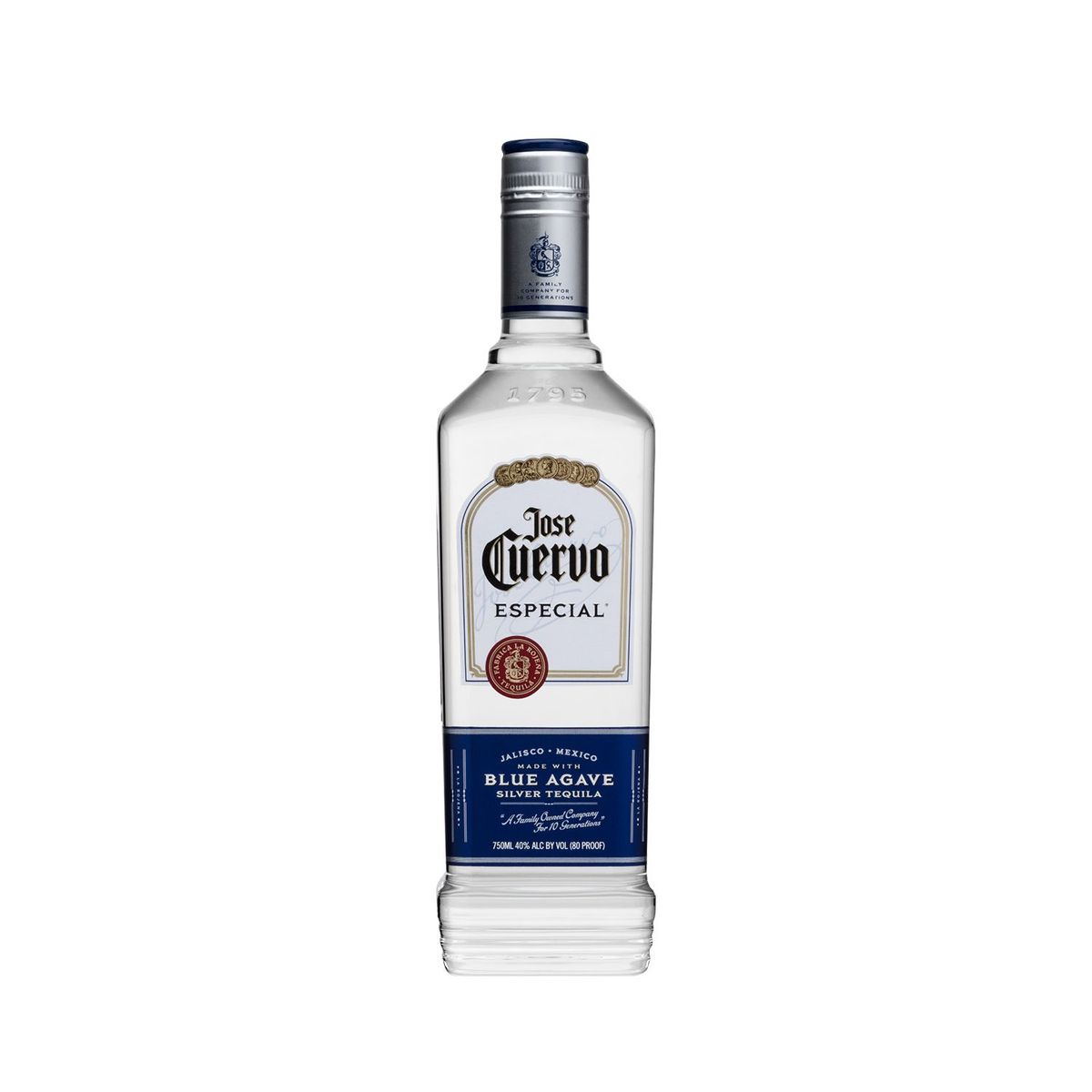 JOSE CUERVO - Tequila Especial Silver Jose Cuervo Botella 750 mL