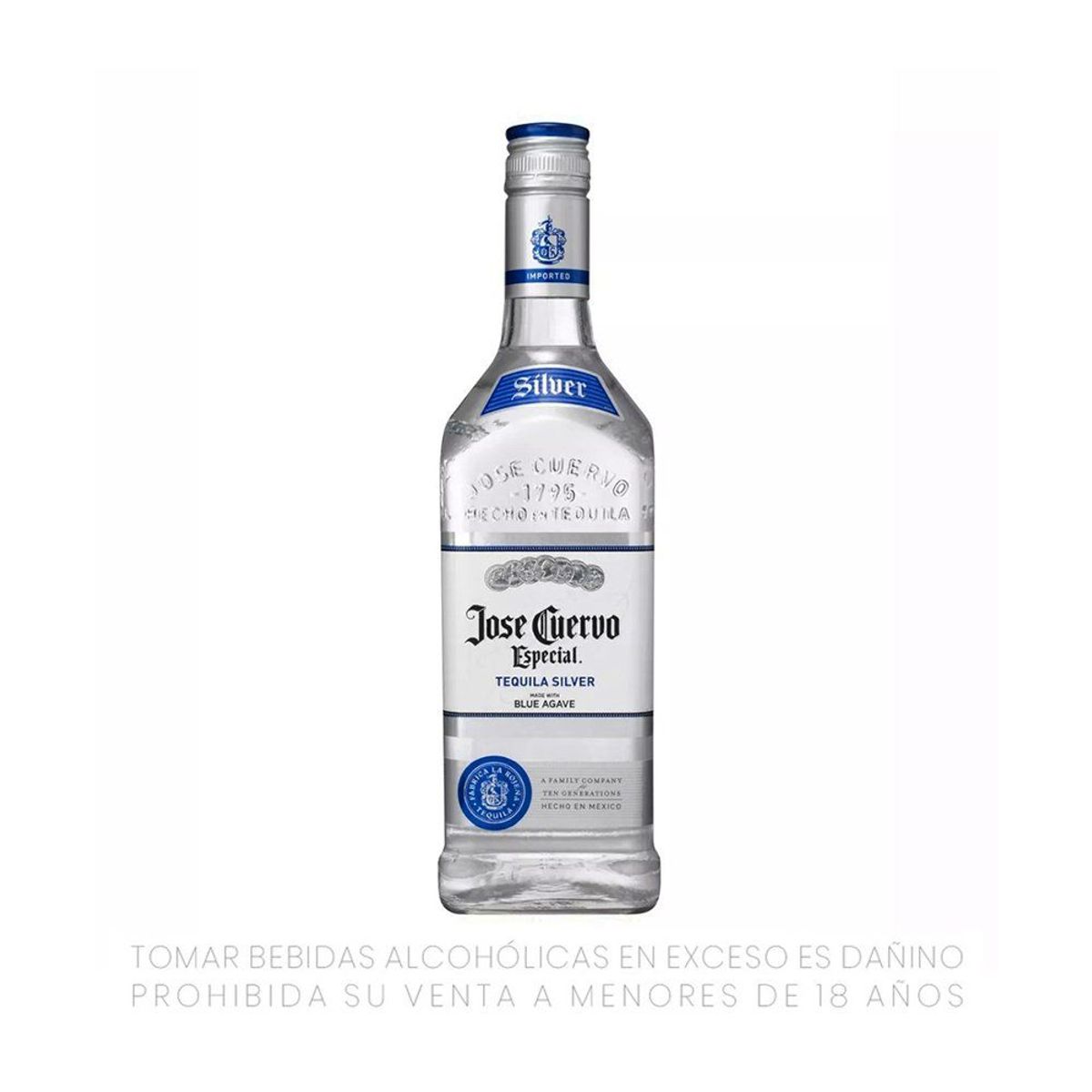 JOSE CUERVO - Tequila Especial Silver Jose Cuervo Botella 750 mL