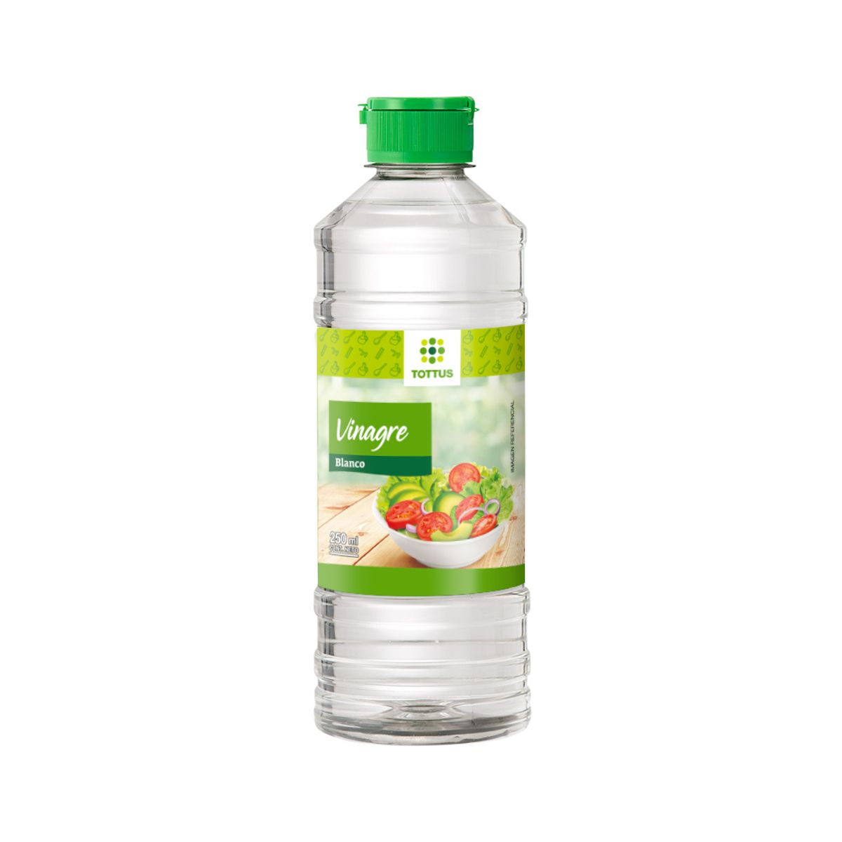 TOTTUS - Vinagre de Vino Blanco Tottus Botella 250 mL
