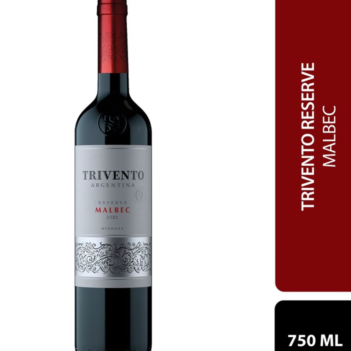 TRIVENTO - Vino Tinto Trivento Malbec Reserva Botella 750 mL