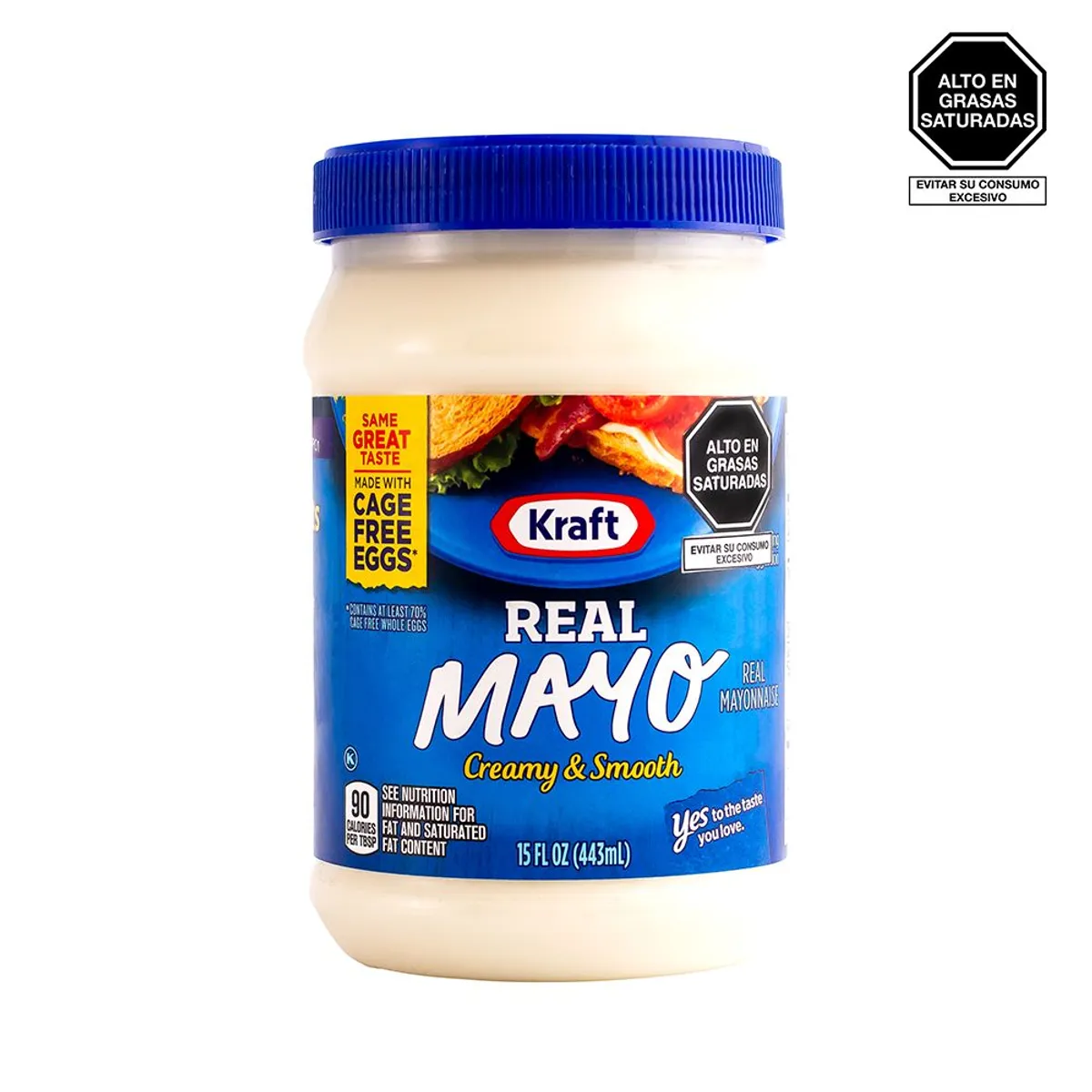 KRAFT - Mayonesa Kraft Mayo Envase 443 mL
