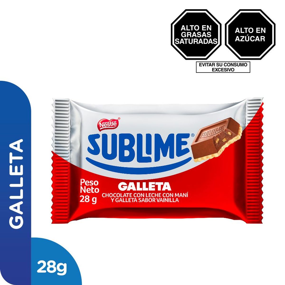 SUBLIME - Chocolate Sublime con Galleta 28 g
